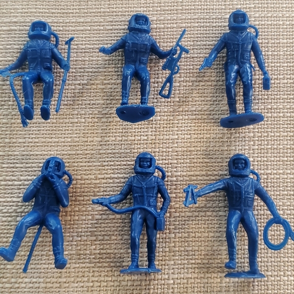 Vintage Other Full Set Of 6 Vintage 96s Marx Mpc Space Explorer